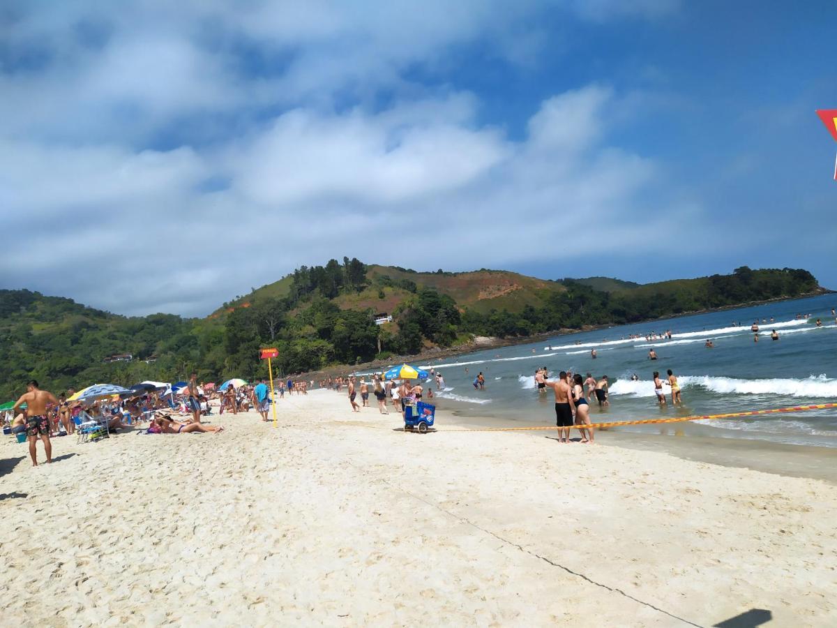 Casa Na Praia De Maresias Em Condominio Com Piscina Aquecida Na Av Principal De 马利西亚斯 外观 照片